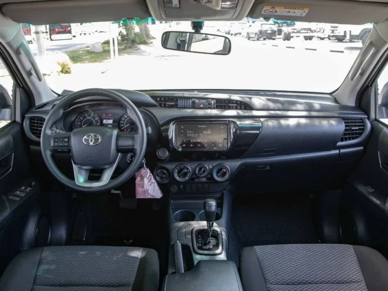 2026 Toyota Hilux 2.4 Litres 4 Cylinders Diesel Engine White Black Pickup Truck GCC Specs