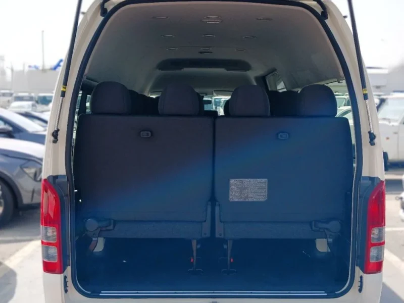 2025 Toyota Hiace Highroof 2.5 Litres 4 Cylinders Diesel Engine MT 16-Seat White Black Van