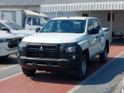 2026 Mitsubishi L200 2.4 Litres 4 Cylinders Diesel Engine MT White Black Pickup Truck