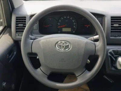2025 Toyota HiAce Standard Roof 2.5 Litres 4 Cylinders Diesel Engine MT White Grey Van