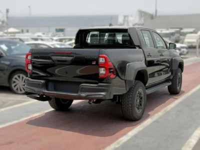 2025 Toyota Hilux GR 4.0 Litres 6 Cylinders Petrol Engine Black Pickup Truck GCC Specs