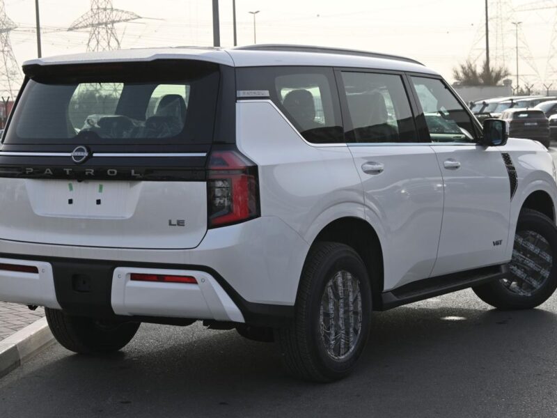 2026 Nissan Patrol LE TYPE 2 3.5 Litres Twin Turbo 6 Cylinders Petrol Engine White Black SUV GCC