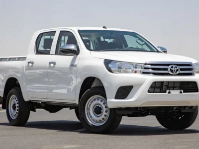 2026 Toyota Hilux 2.4 Litres 4 Cylinders Diesel Engine White Black Pickup Truck GCC Specs
