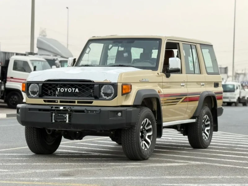 2025 Toyota Land Cruiser 70 LX 2.8 Litres 4 Cylinders Diesel Engine Beige Tan SUV GCC Specs