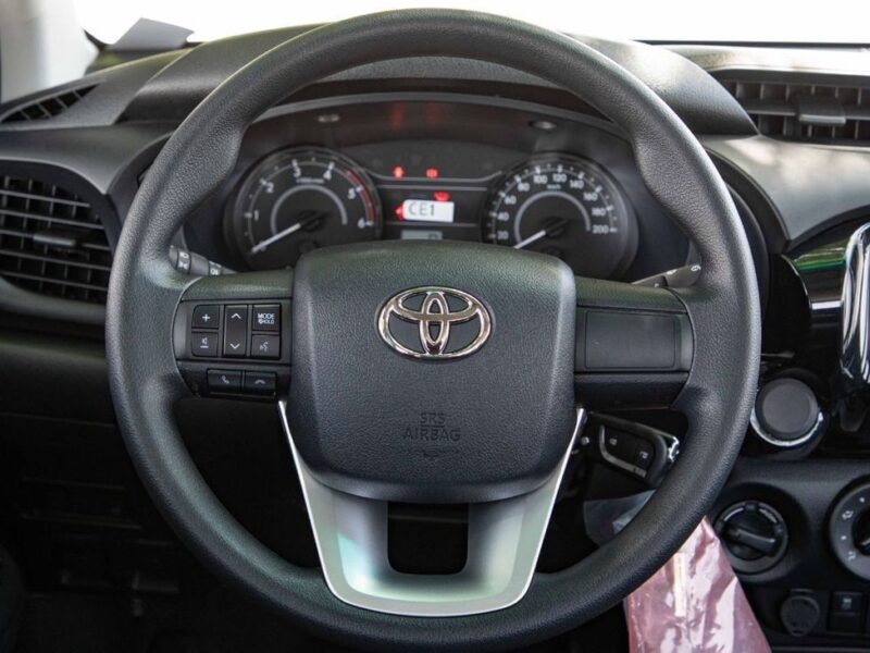 2026 Toyota Hilux 2.4 Litres 4 Cylinders Diesel Engine White Black Pickup Truck GCC Specs