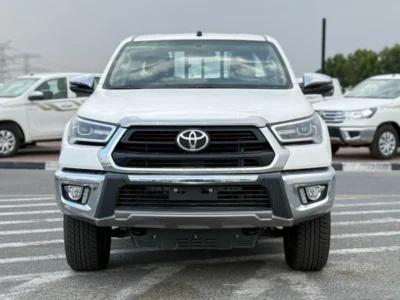 2026 Toyota Hilux GLX-S 2.7 Litres 4 Cylinders Petrol Engine White Maroon Pickup Truck GCC Specs