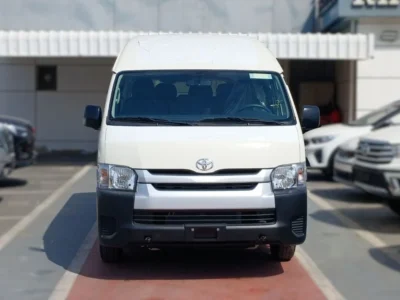 2025 Toyota Hiace Highroof 2.5 Litres 4 Cylinders Diesel Engine MT 16-Seat White Black Van