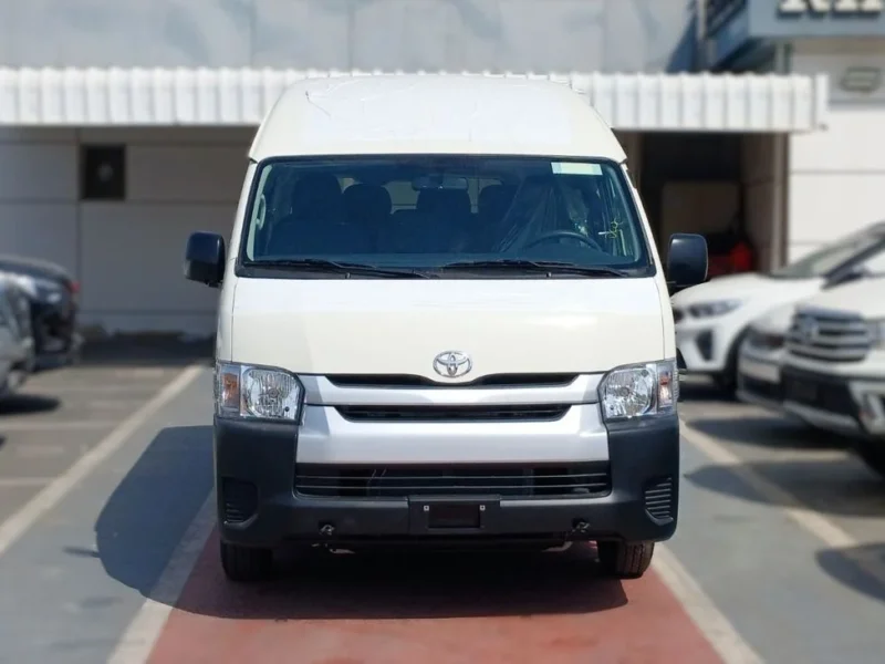 2025 Toyota Hiace Highroof 2.5 Litres 4 Cylinders Diesel Engine MT 16-Seat White Black Van
