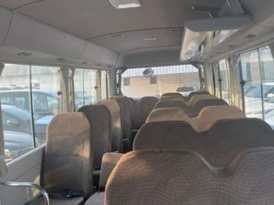 2026 Toyota Coaster 4.2 Litres 6 Cylinders Diesel Engine 30-Seater White Beige Bus Manual