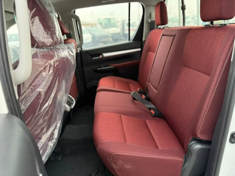 2026 Toyota Hilux GLX-S 2.7 Litres 4 Cylinders Petrol Engine White Maroon Pickup Truck GCC Specs