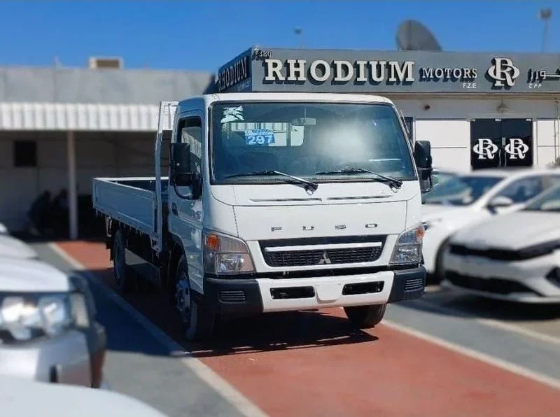2025 Mitsubishi Canter Cargo Body 4.2L 6 Cylinders Diesel Engine MT White Black Truck GCC