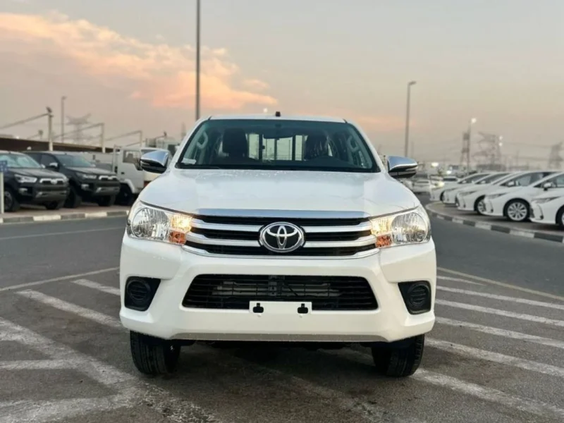 2026 Toyota Hilux 2.7 Litres 4 Cylinders Petrol Engine White Red Pickup Truck GCC Specs