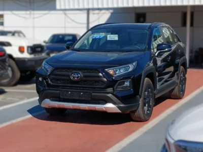 2025 Toyota Rav 4 Adventure 2.5 Litres 4 Cylinders Petrol Engine Black White SUV GCC Specs