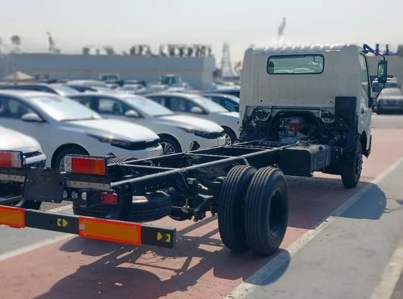 2025 Hino 300 Diesel Manual 4x2 Chassis 4.0L 6 Cylinders Diesel Engine White Grey Truck