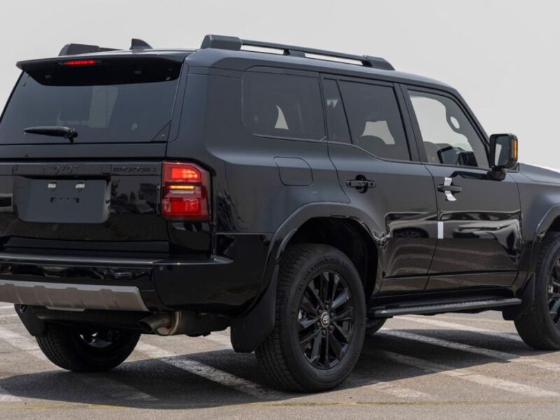2025 Toyota Prado Premium 2.4 Liters 4 Cylinders Petrol Engine Black SUV Automatic