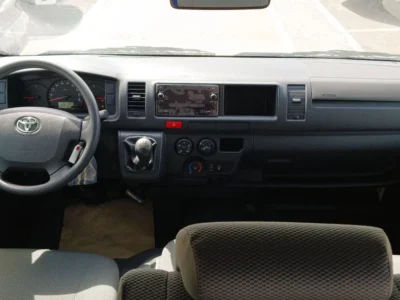 2025 Toyota Hiace Highroof 2.5 Litres 4 Cylinders Diesel Engine MT 16-Seat White Black Van