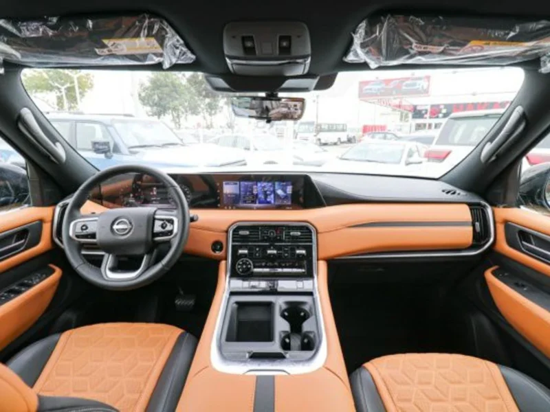 2026 Nissan Patrol SE 3.8 Litres 6 Cylinders Petrol Engine Black Tan SUV GCC Specs Automatic
