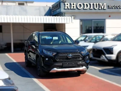 2025 Toyota Rav 4 Adventure 2.5 Litres 4 Cylinders Petrol Engine Black White SUV GCC Specs