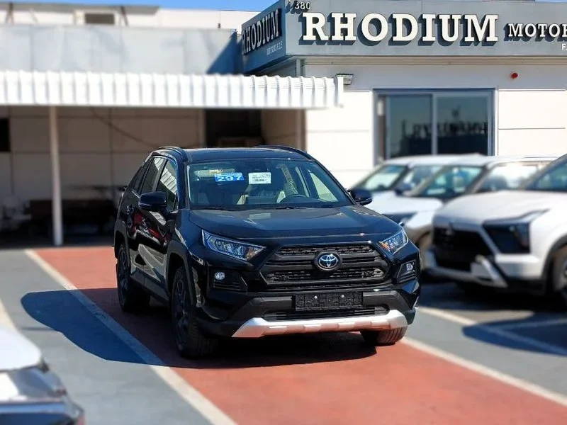 2025 Toyota Rav 4 Adventure 2.5 Litres 4 Cylinders Petrol Engine Black White SUV GCC Specs