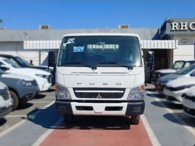 2025 Mitsubishi Canter Cargo Body 4.2L 6 Cylinders Diesel Engine MT White Black Truck GCC