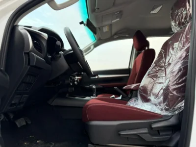 2026 Toyota Hilux GLX-S 2.7 Litres 4 Cylinders Petrol Engine White Maroon Pickup Truck GCC Specs