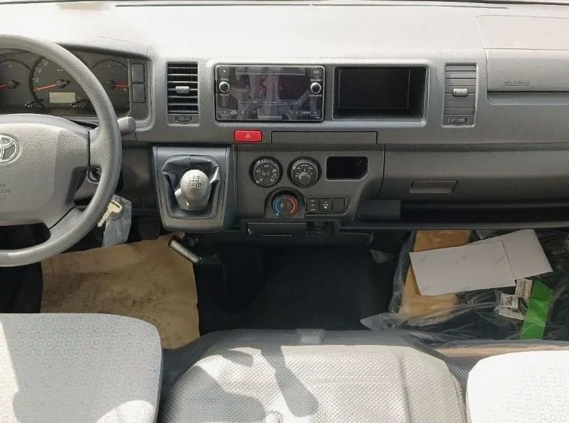 2025 Toyota Hiace GL Highroof 2.5 Litres 4 Cylinders Diesel Engine MT White Grey Van