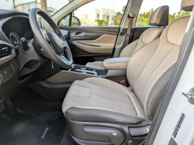 2023 Hyundai Santa Fe Limited 4 Cylinders Petrol Engine White Grey SUV GCC Specs Automatic