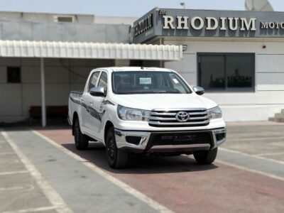 2025 Toyota Hilux 2.4 Litres 4 Cylinders Diesel Engine MT DC 2WD White Red Pickup Truck