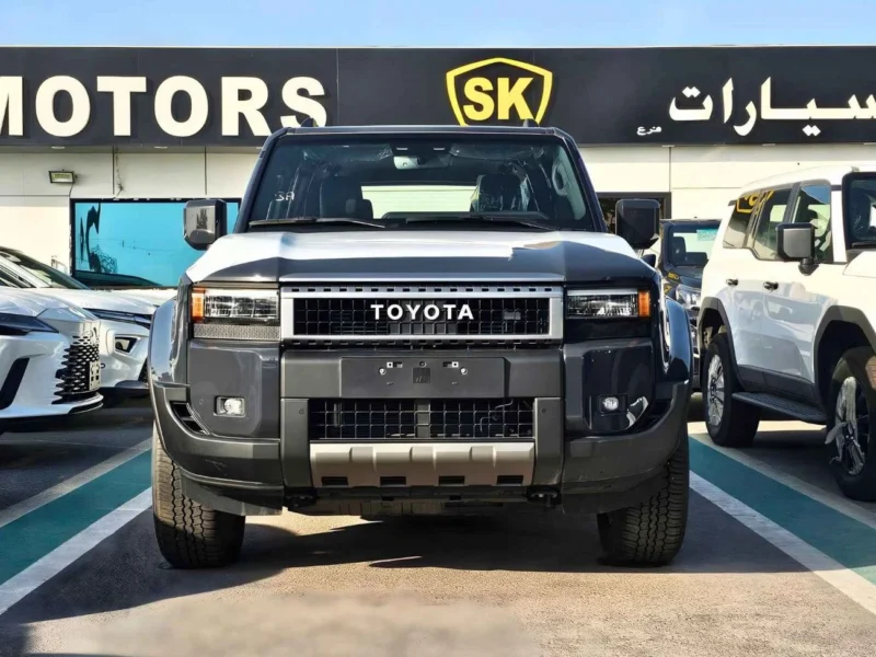 2026 Toyota Prado ALL ROUNDER MID OPTION 2.4 Litres V4 PETROL Engine Grey Black SUV GCC