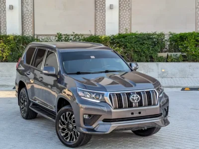 2014 TOYOTA PRADO FACELIFTED 2023 2.7 Litres V4 Petrol Engine Grey Brown SUV GCC Specs