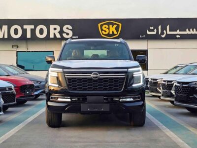 2026 Nissan Patrol SE PLATINUM 3.8-liter V6 Petrol Engine Black Tan SUV GCC Specs