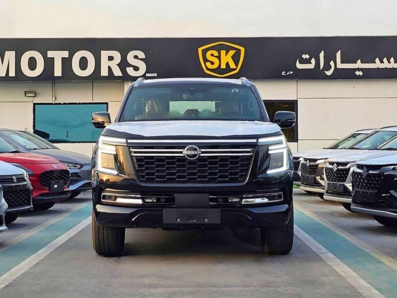 2026 Nissan Patrol SE PLATINUM 3.8-liter V6 Petrol Engine Black Tan SUV GCC Specs