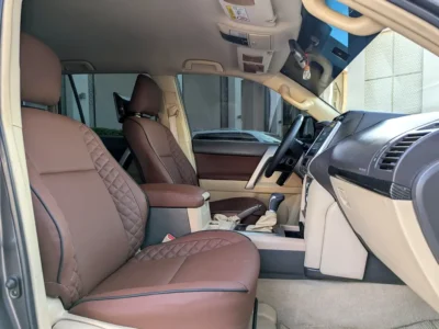 2014 TOYOTA PRADO FACELIFTED 2023 2.7 Litres V4 Petrol Engine Grey Brown SUV GCC Specs