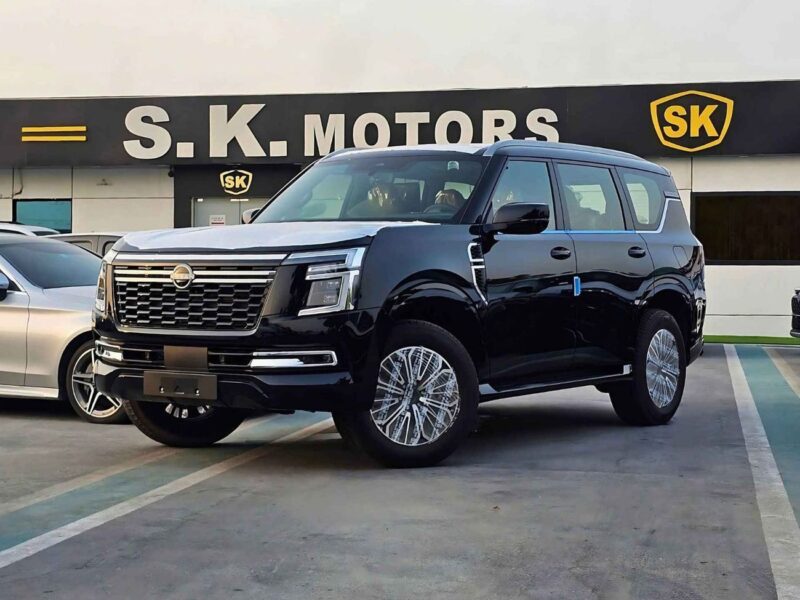 2026 Nissan Patrol SE PLATINUM 3.8-liter V6 Petrol Engine Black Tan SUV GCC Specs