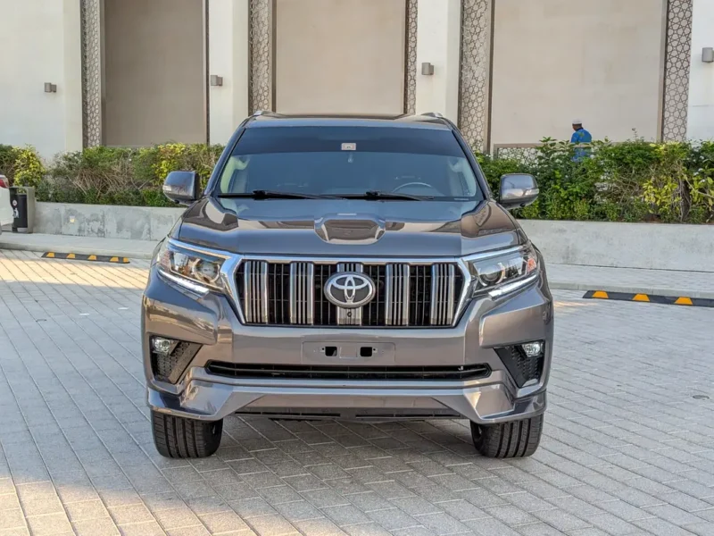 2014 TOYOTA PRADO FACELIFTED 2023 2.7 Litres V4 Petrol Engine Grey Brown SUV GCC Specs