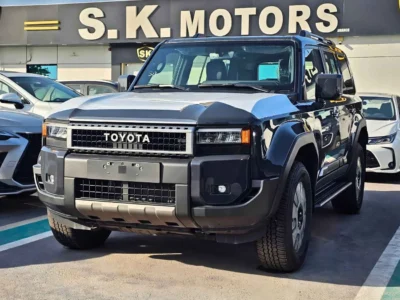 2026 Toyota Prado ALL ROUNDER MID OPTION 2.4 Litres V4 PETROL Engine Grey Black SUV GCC
