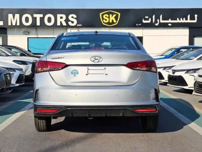 2023 Hyundai Accent 1.4 Litres 4 Cylinders Petrol Engine Silver Beige Sedan GCC Specs