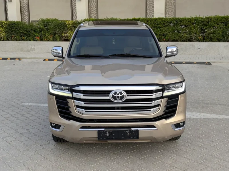 2011 Toyota Land Cruiser GXR Facelifted To 2025 8 Cylinders Petrol Engine Gold Beige SUV GCC
