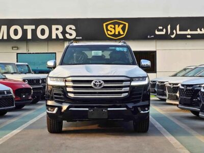 2026 Toyota Land Cruiser VXR 3.5-liter V6 Twin-Turbo Petrol Engine Black SUV Automatic