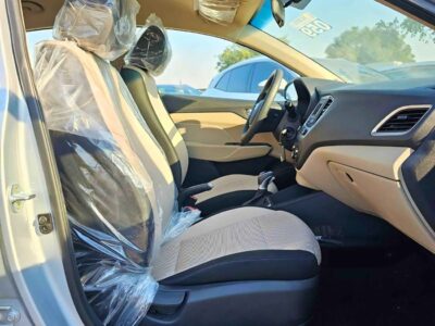 2023 Hyundai Accent 1.4 Litres 4 Cylinders Petrol Engine Silver Beige Sedan GCC Specs