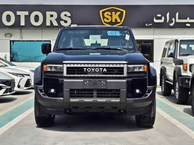 2026 Toyota Prado ALL ROUNDER MID OPTION 2.4 Litres V4 PETROL Engine Black SUV GCC