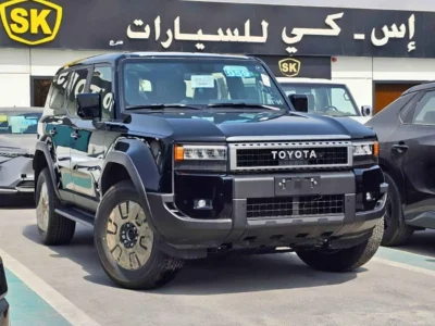 2026 Toyota Prado ALL ROUNDER MID OPTION 2.4 Litres V4 PETROL Engine Black SUV GCC
