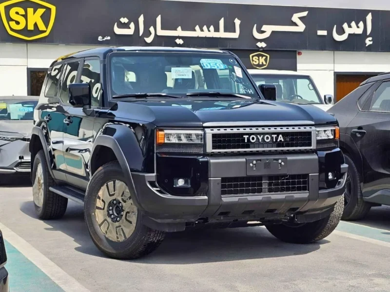 2026 Toyota Prado ALL ROUNDER MID OPTION 2.4 Litres V4 PETROL Engine Black SUV GCC