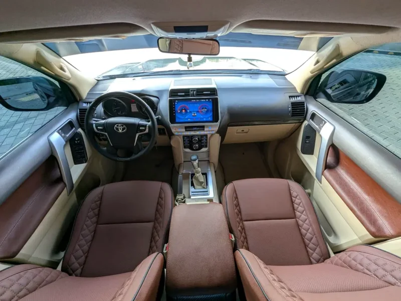 2014 TOYOTA PRADO FACELIFTED 2023 2.7 Litres V4 Petrol Engine Grey Brown SUV GCC Specs