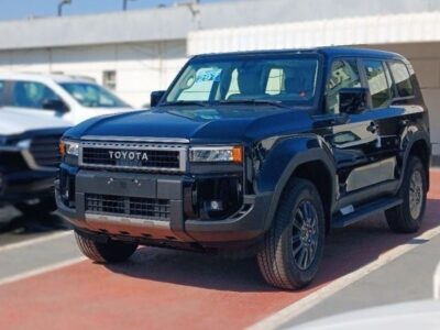 2025 Toyota Prado TX 2.7 Litres 4 Cylinders Petrol Engine Black Beige SUV Automatic