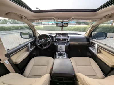 2011 Toyota Land Cruiser GXR Facelifted To 2025 8 Cylinders Petrol Engine Gold Beige SUV GCC
