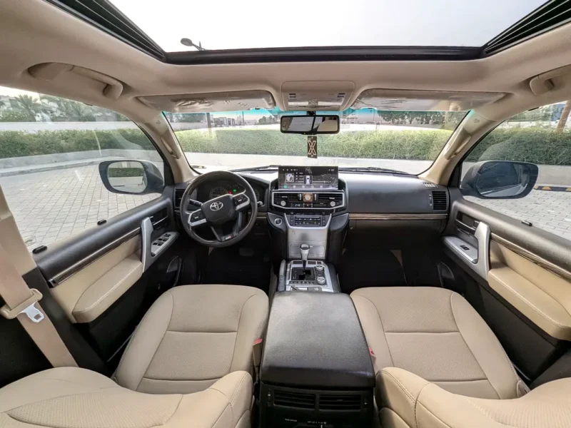 2011 Toyota Land Cruiser GXR Facelifted To 2025 8 Cylinders Petrol Engine Gold Beige SUV GCC