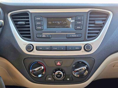 2023 Hyundai Accent 1.4 Litres 4 Cylinders Petrol Engine Silver Beige Sedan GCC Specs