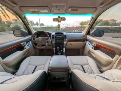 2004 Toyota Prado GX 2.7 Litres V4 Petrol Engine Grey Beige SUV GCC Specs