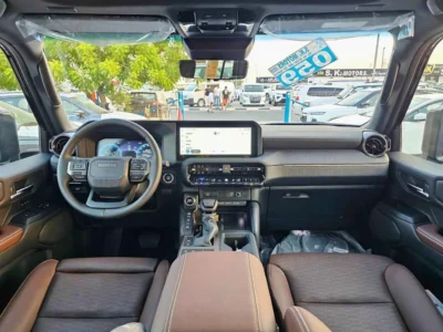 2026 Toyota Prado TURBO 2.4 Litres V4 PETROL Engine Black Brown SUV GCC Specs